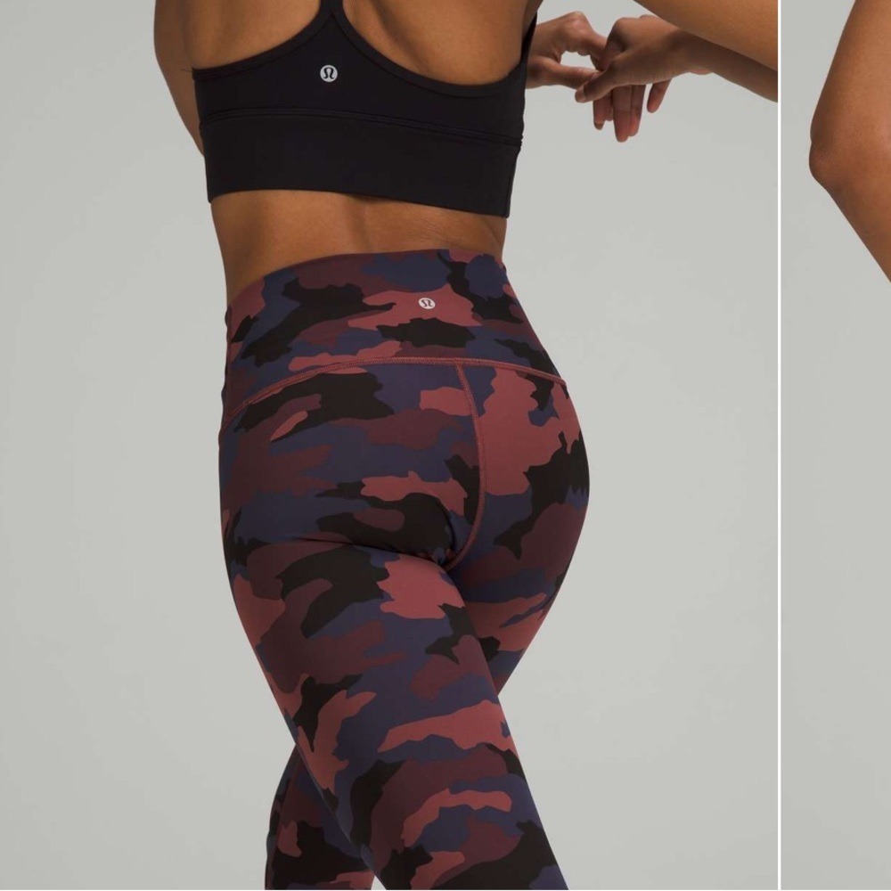 Lululemon Wunder Under High-Rise Tight 28" *Full-On Luxtreme Camo Size 14 - Picture 2 of 9